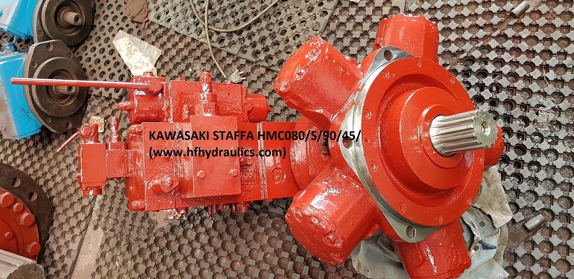 H.F. Hydraulics KAWASAKI STAFFA HYDRAULIC MOTOR HMC080/S/90/45/FM3 MODEL