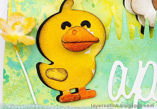 Layers of ink - Pastel Easter Tag Tutorial by Anna-Karin Evaldsson.