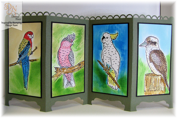 Inspired by Stamping, Crafty Colonel, Australian Birds, 3D Project.