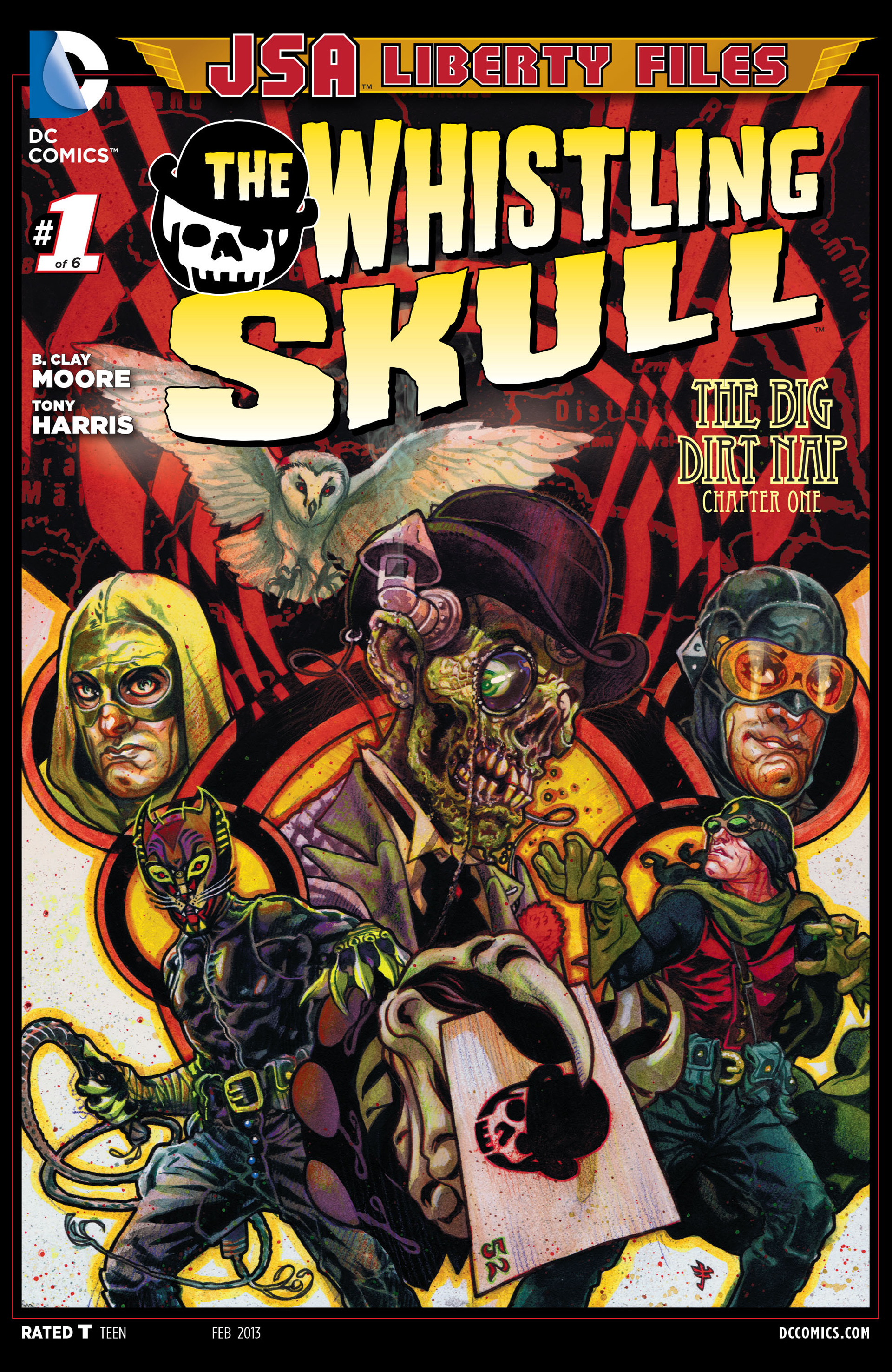 Read online JSA Liberty Files: The Whistling Skull comic -  Issue #1 - 1