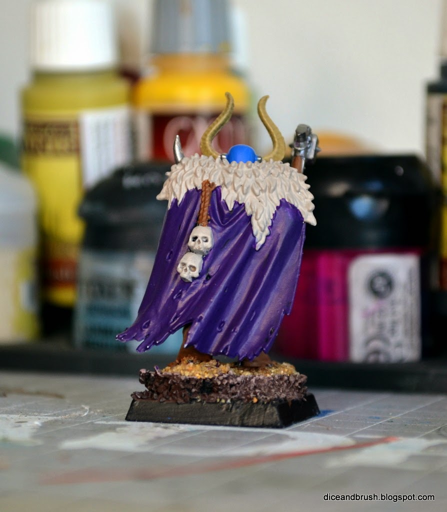 Dice and Brush Tutorial How to paint a Tzeentch Chaos Warrior