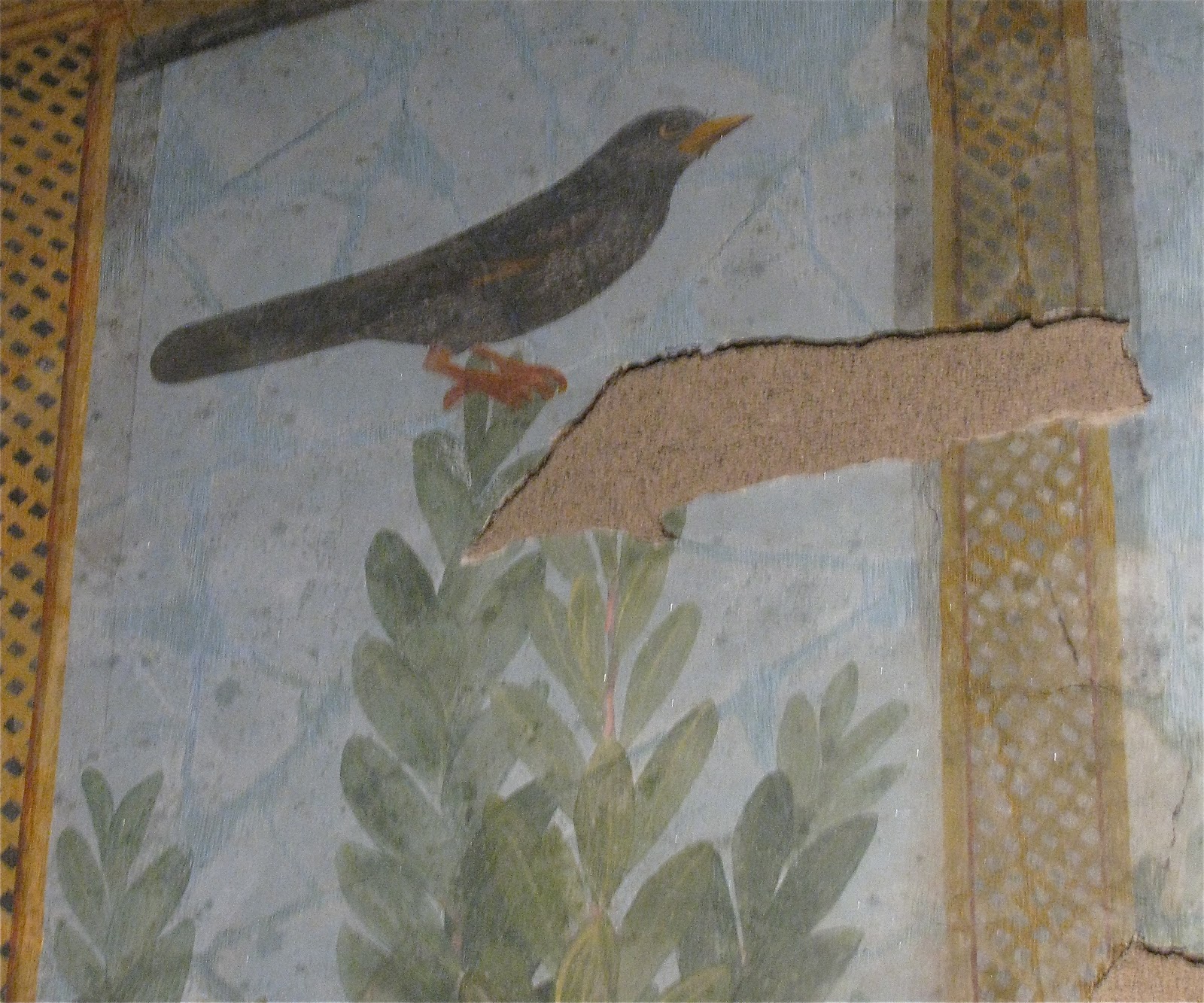 Standing Into Danger Birds of Pompeii LXXIX