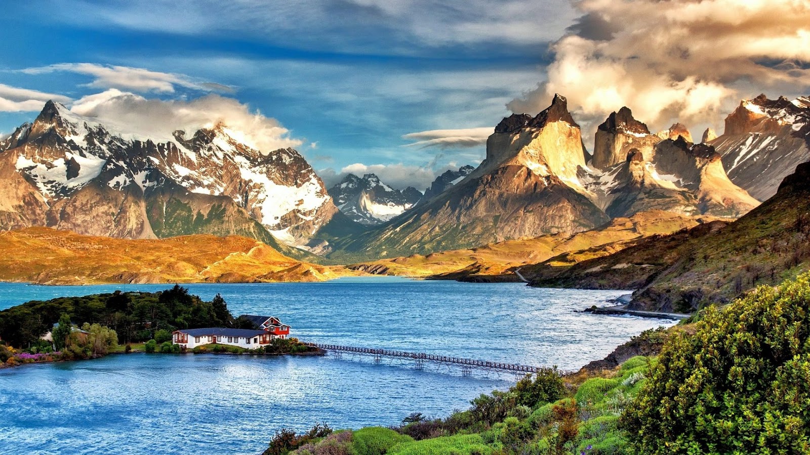 Torres Del Paine Patagonia, Chile HD Background Torres Del Paine Patagonia, Chile HD Background