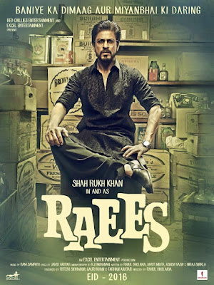 Shah Rukh Khan's Raees Movie first look poster