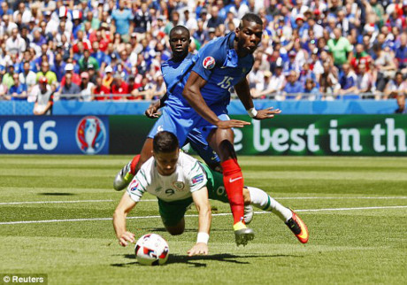 Phap vs CH Ireland (1-1): Griezmann san bang cach biet - Anh 6