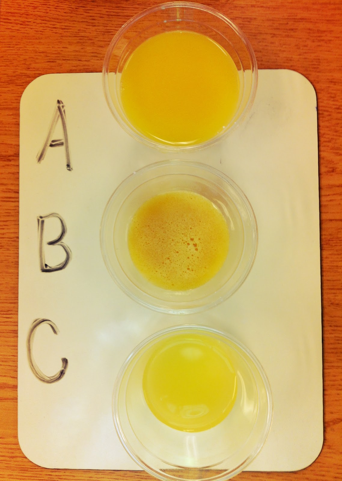 Reaching The 10 Percent Orange Juice Taste Test