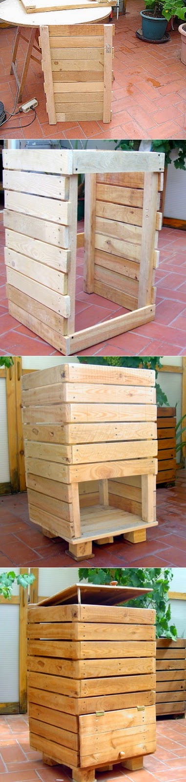 Tutorial for compost container - Great for the environment and your garden.