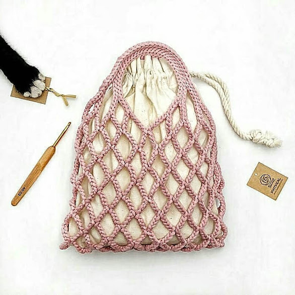 crochet net bolsa tutorial