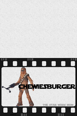 Star Wars Chewbacca Cheeseburgers Chewiesburgers Free Printable Party Food Label