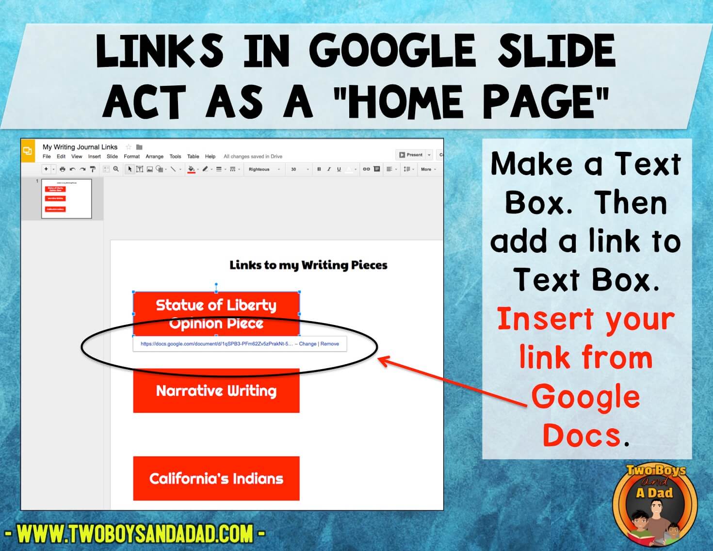 Create your own Google Slides home page