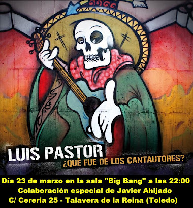 PRESENTACIÓN DEL NUEVO CD DE LUIS PASTOR