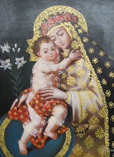 Santa Rosa de Lima y el Niño Jesús