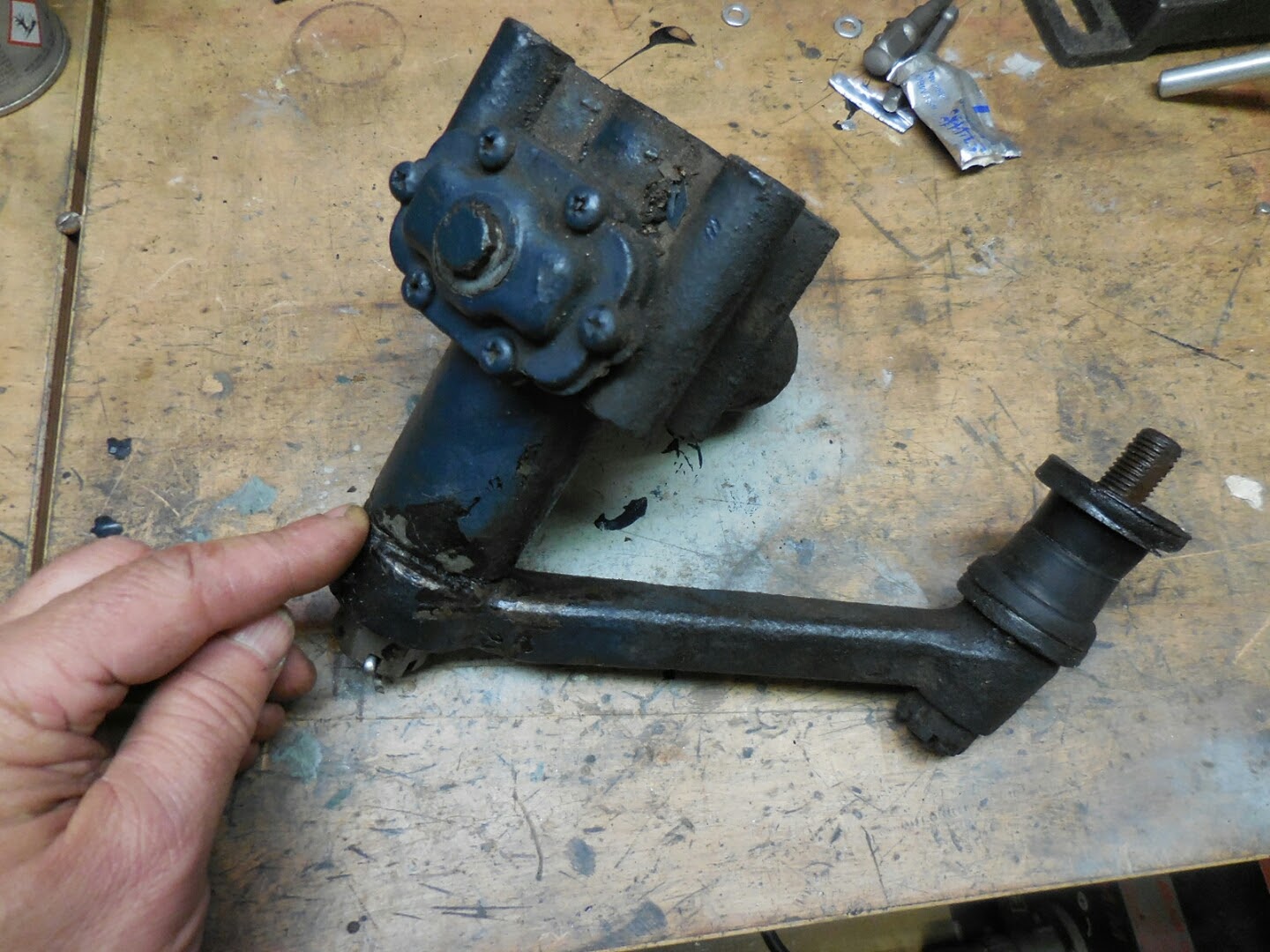 RustyDaytrips.nl Morris Minor Shock absorber fix