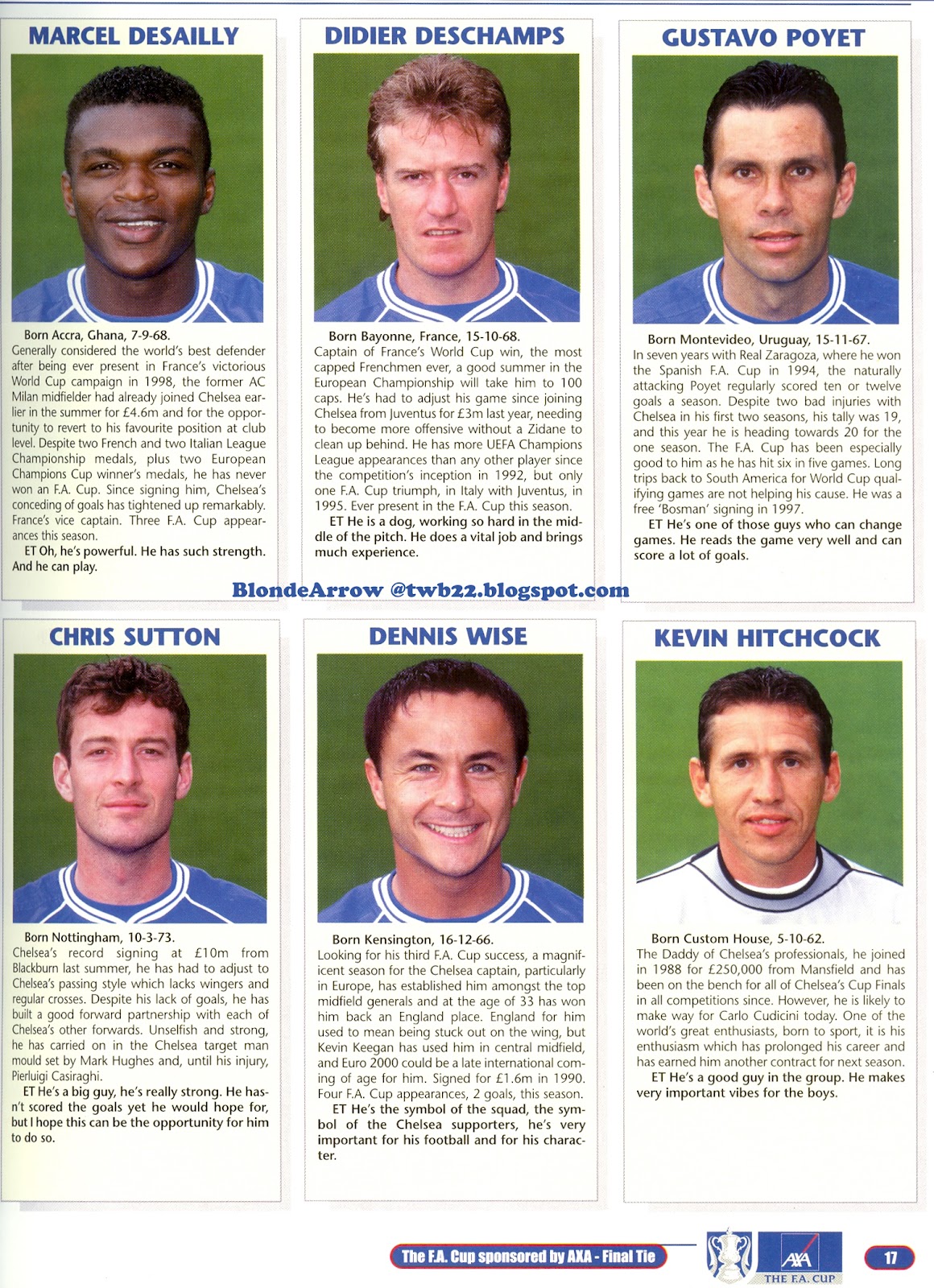 TWB22 FA Cup 1999 2000 Chelsea Aston Villa