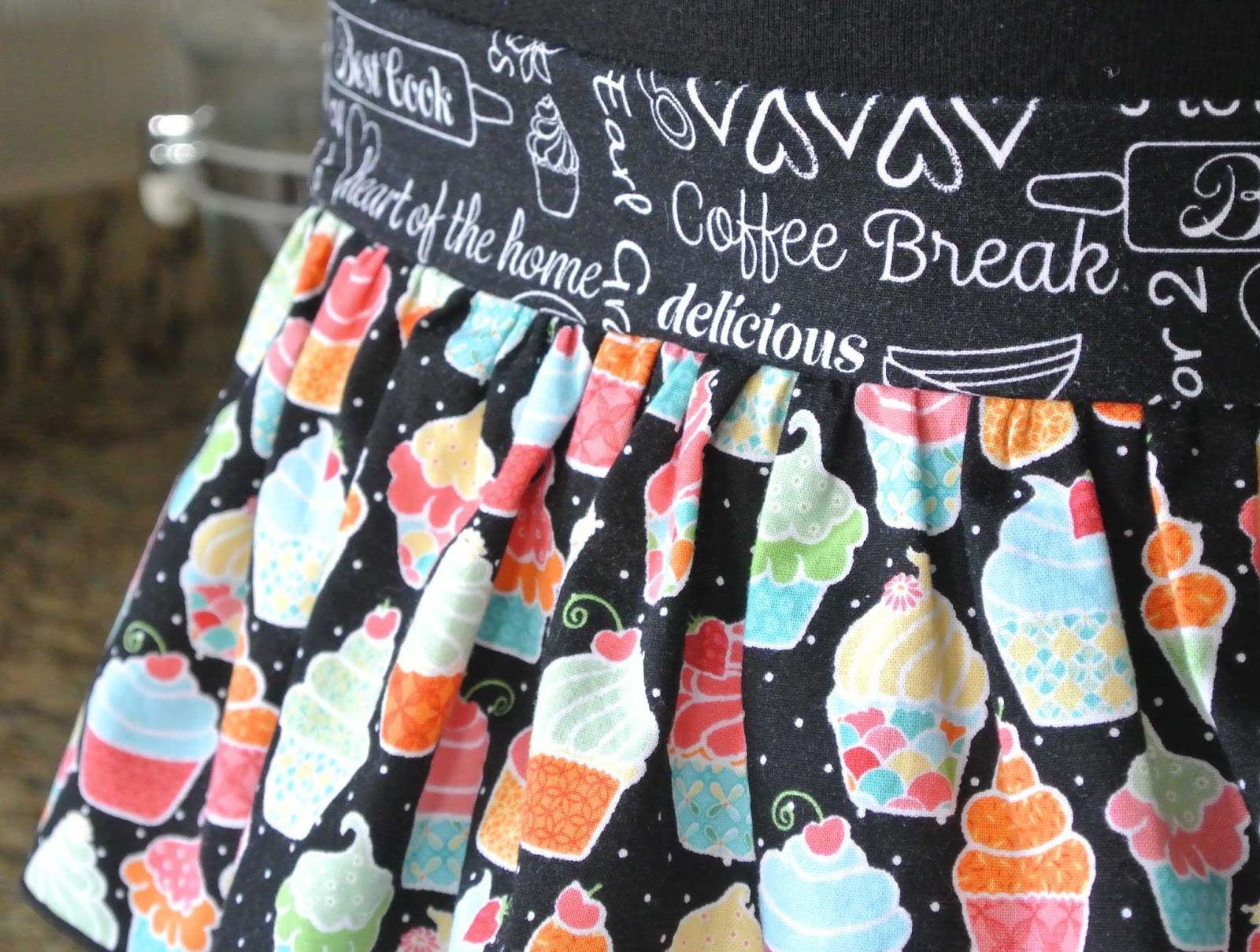 a notion to sew Ruffle Half Apron