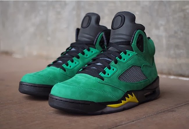 nike air jordan 5 oregon ducks