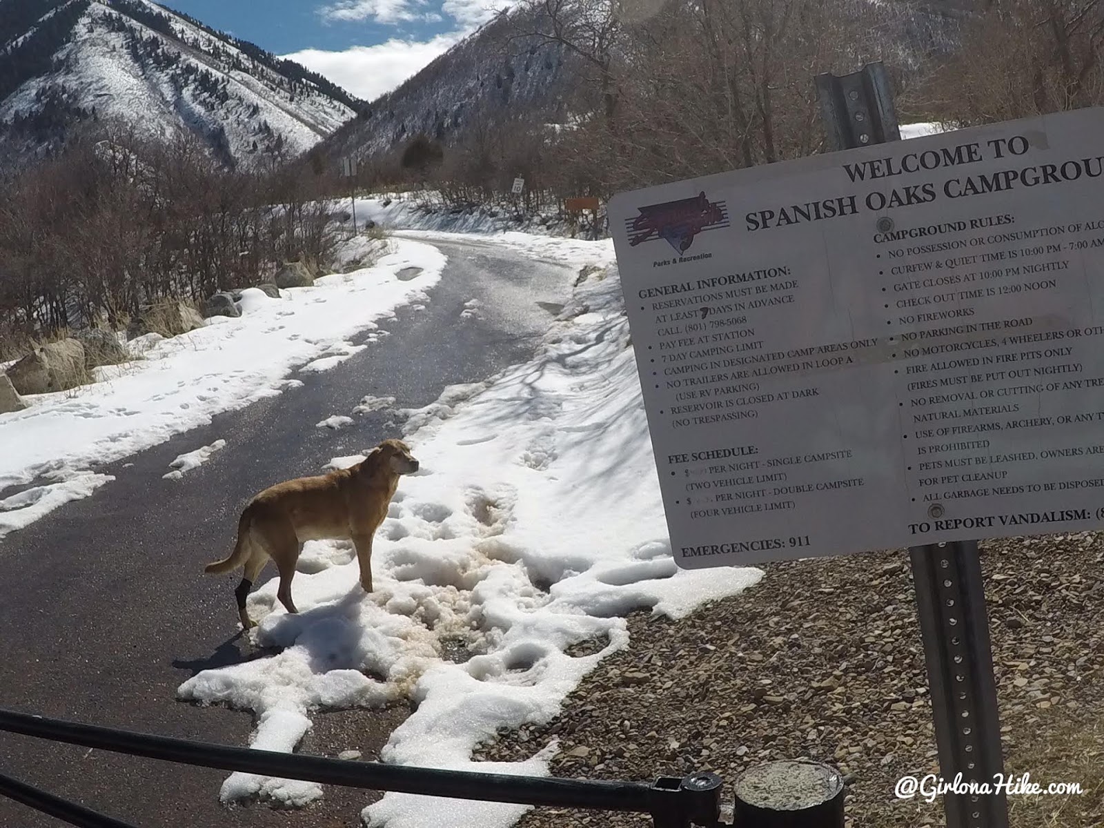 Hiking to the Spanish Fork Cross Girl on a Hike