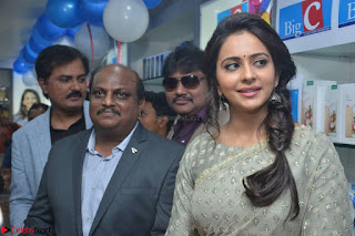 Rakul Preet Singh in a Designer saree at Launch of BIG C Show room at  Kurnool ~ Celebrities Galleries 007