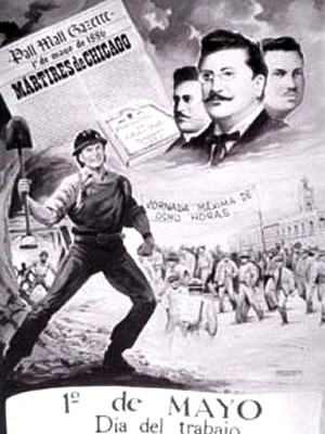 Día del Trabajo Imagen por el Día del Trabajo en honor a los Mártires de Chicago
