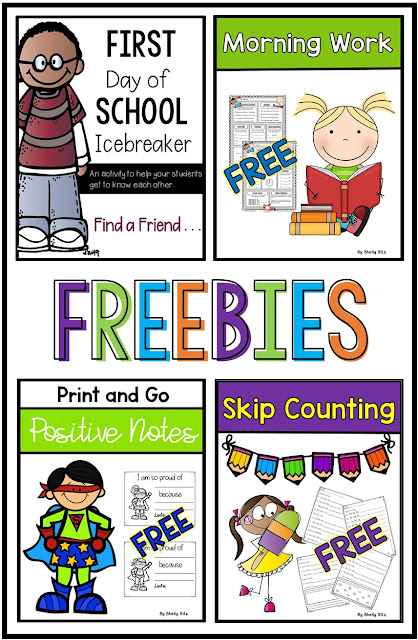 second grade blogspot freebies