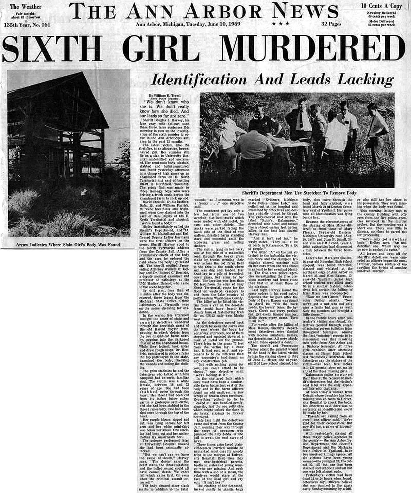 RETRO KIMMER'S BLOG THE MICHIGAN COED KILLER JOHN NORMAN COLLINS UPDATE