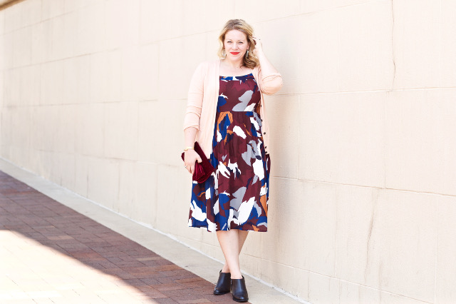Loft floral dress for fall