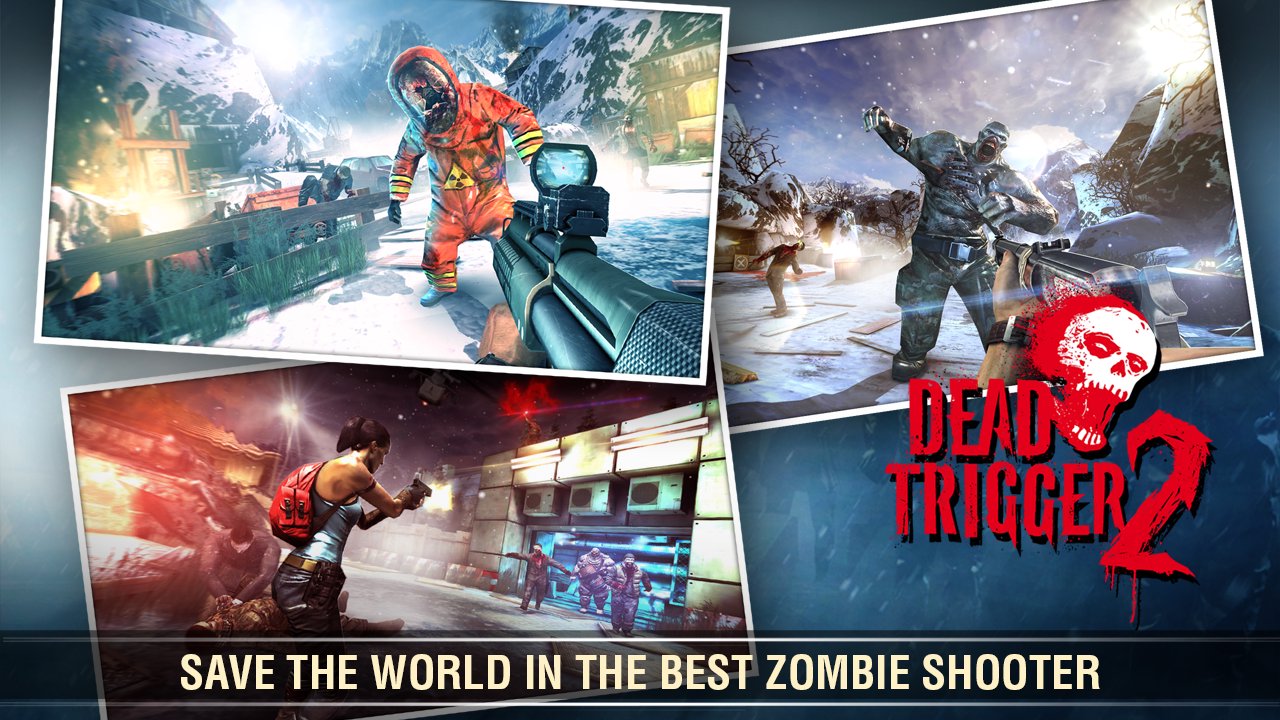 Free Android Game Dead Trigger 2 First Person Zombie Play and Action