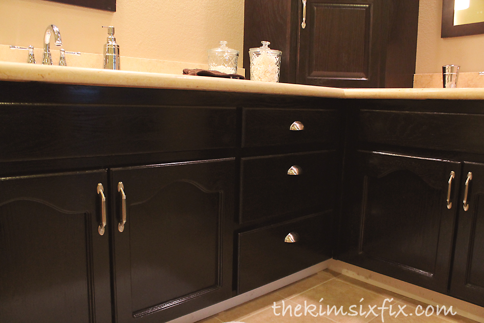 How to Stain UGLY Oak Wood Darker {easily} Can I Stain My Oak