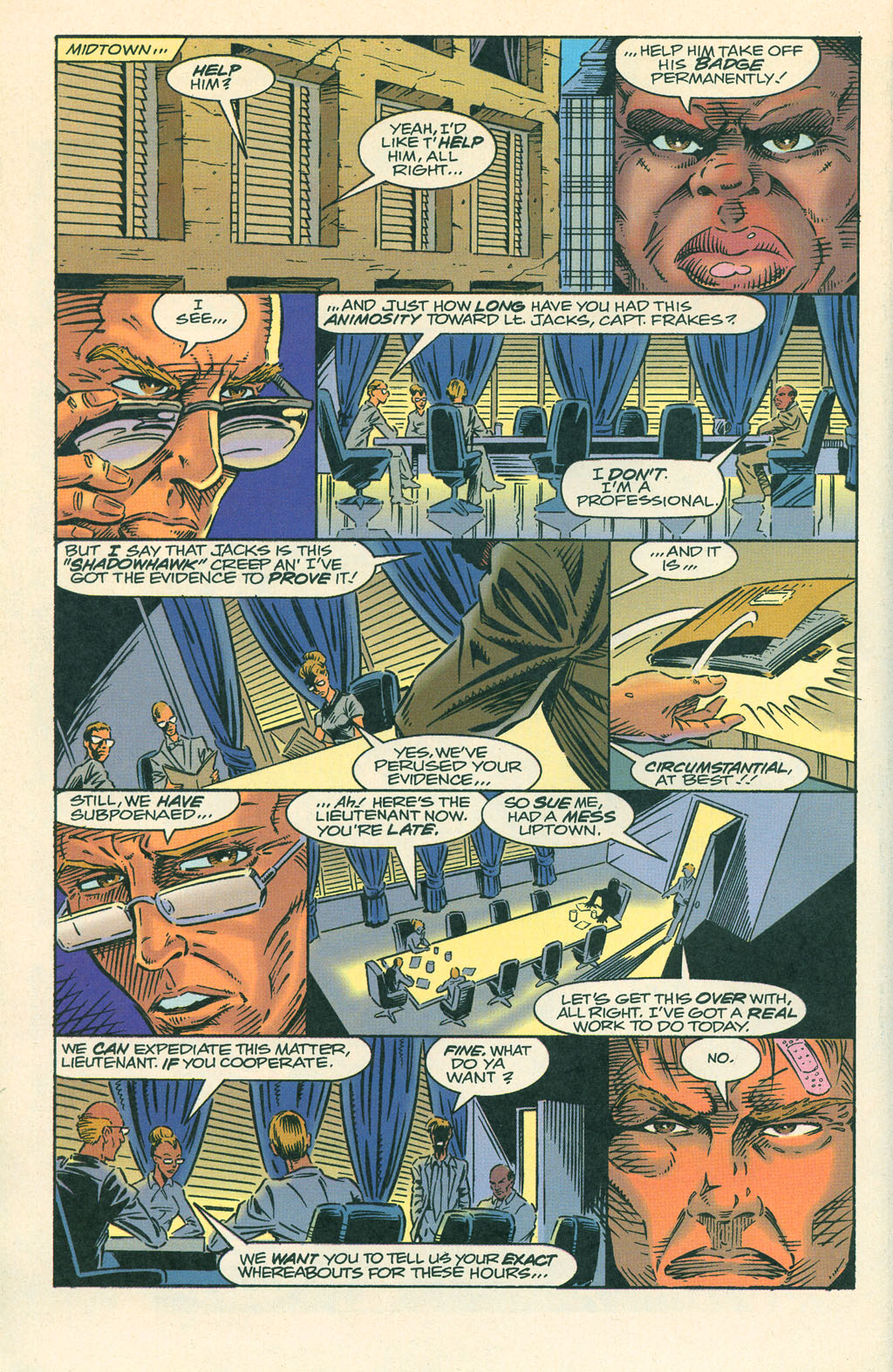 Read online ShadowHawk comic -  Issue #3 - 17