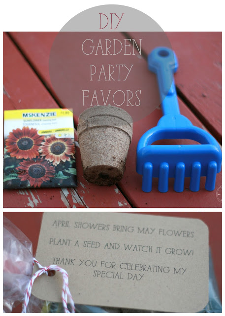 DIY Garden Party Favours