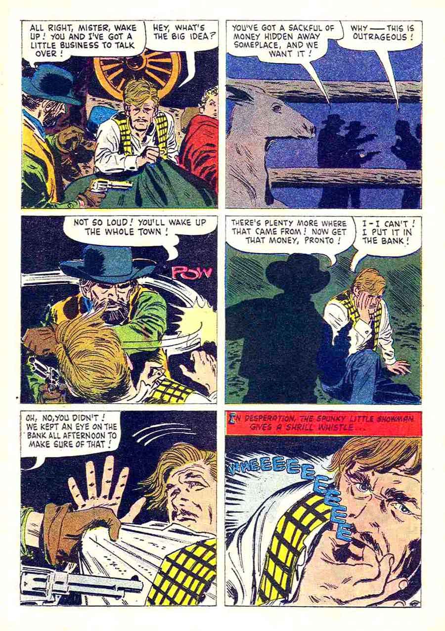 Rin Tin Tin v1 #34 dell tv western comic book page art by Alex Toth