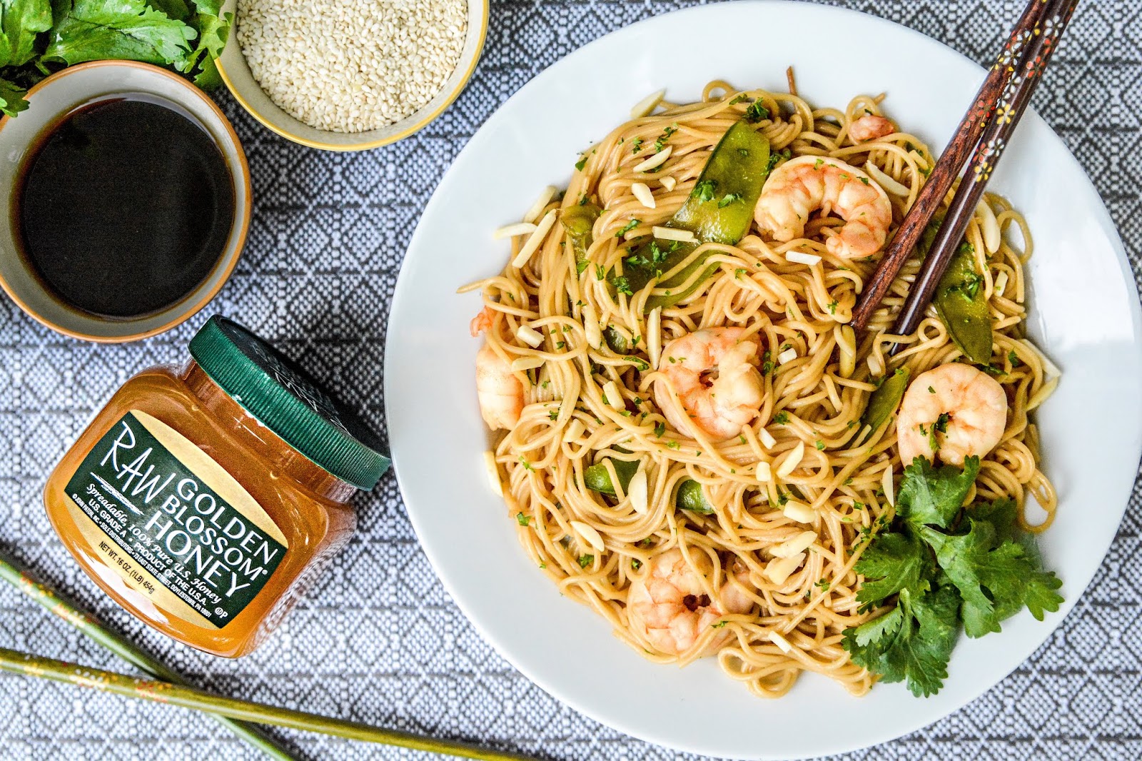 Asian Noodles with Shrimp