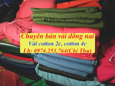 hình ảnh vải khúc cotton 2c hàn quốc giá rẻ mua ở long khánh