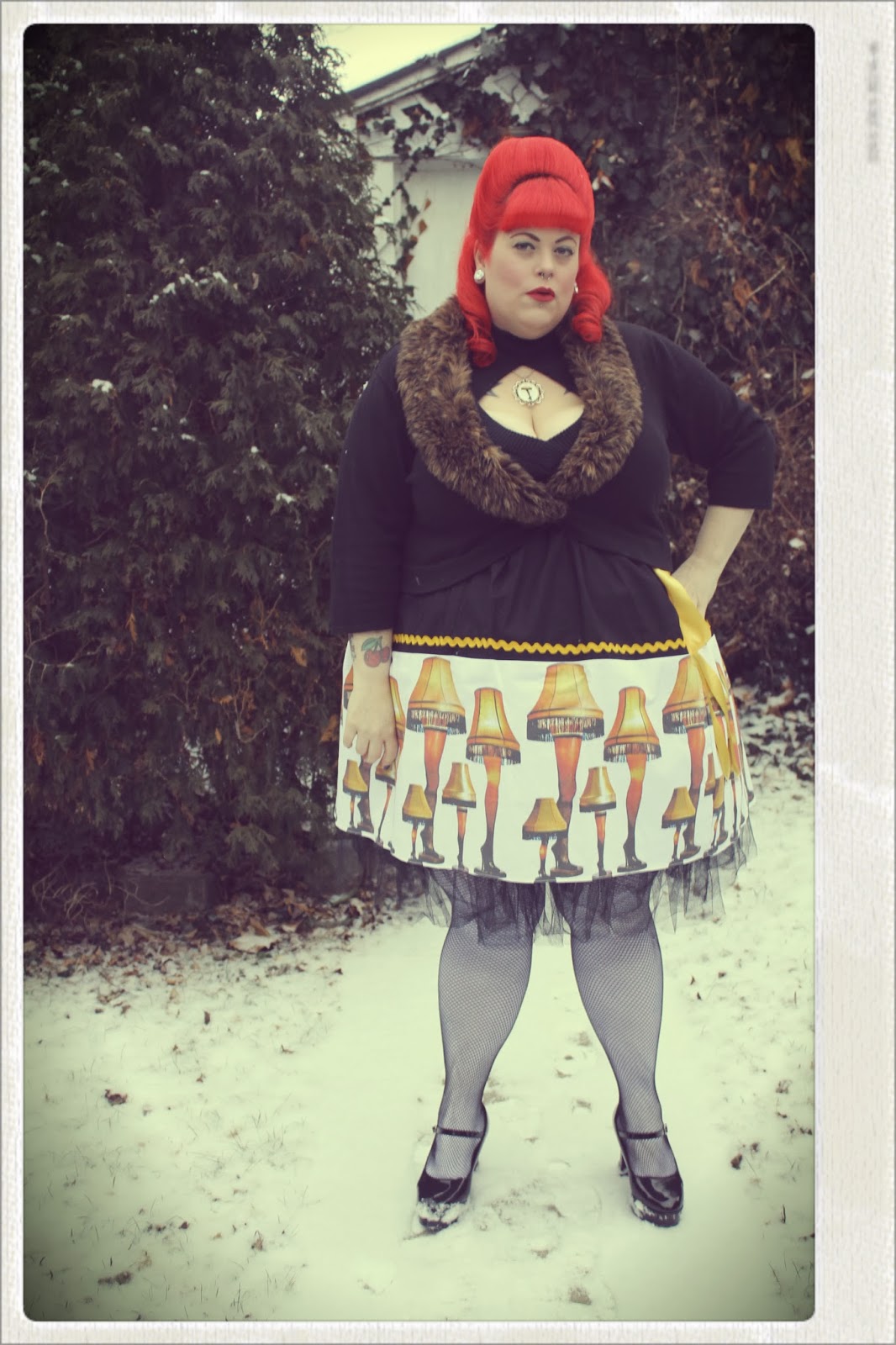 Fatshion Pshow A Christmas Story Leg Lamp Skirt Sunday December 15 2017