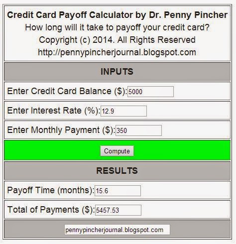 Penny Pincher Journal: Penny Pincher Calculators