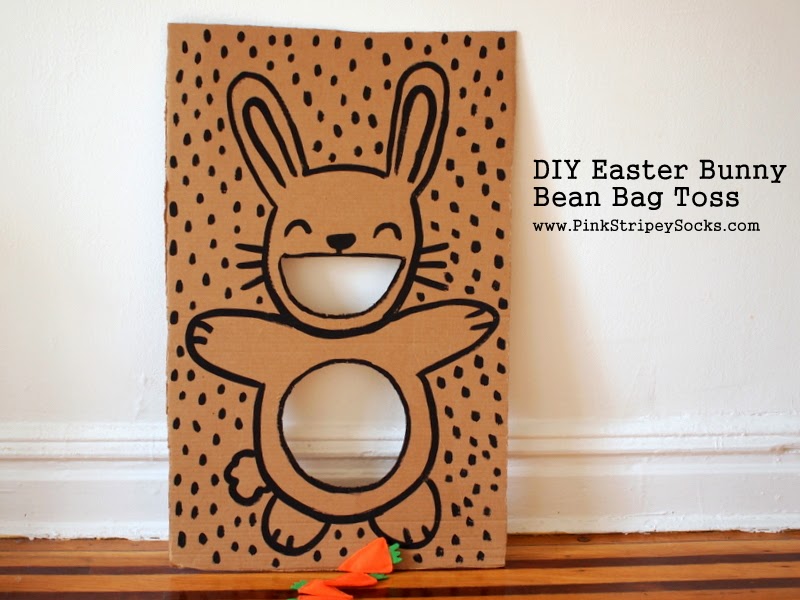 DIY Easter Bunny Bean Bag Toss