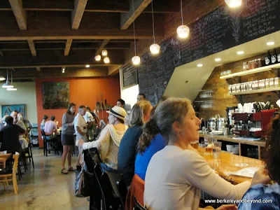 interior of Three Forks Bakery and Brewing Co. in Nevada City, California