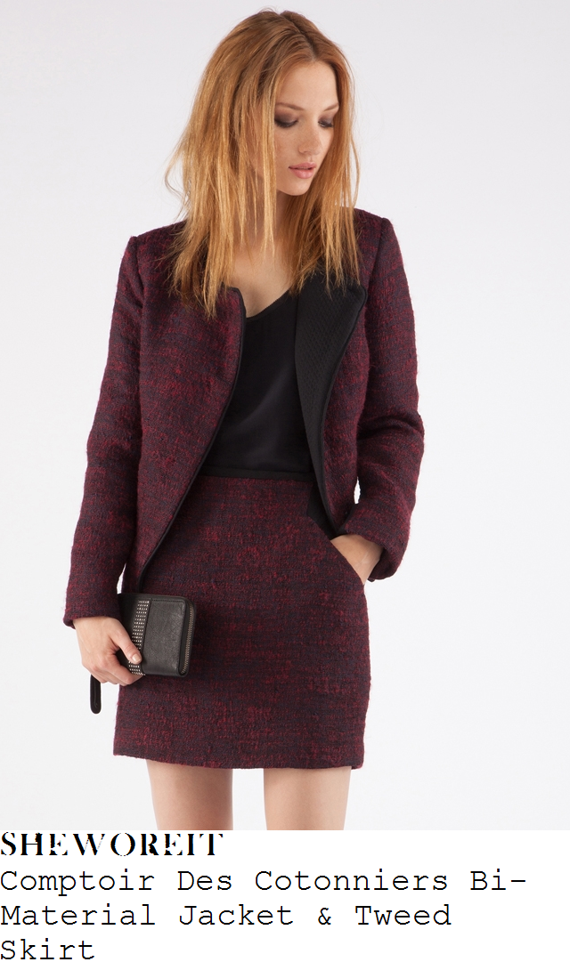 millie-mackintosh-purple-red-tweed-jacket-and-skirt