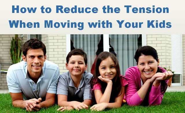 Image: How to Reduce the Tension When Moving with Your Kids #infographic