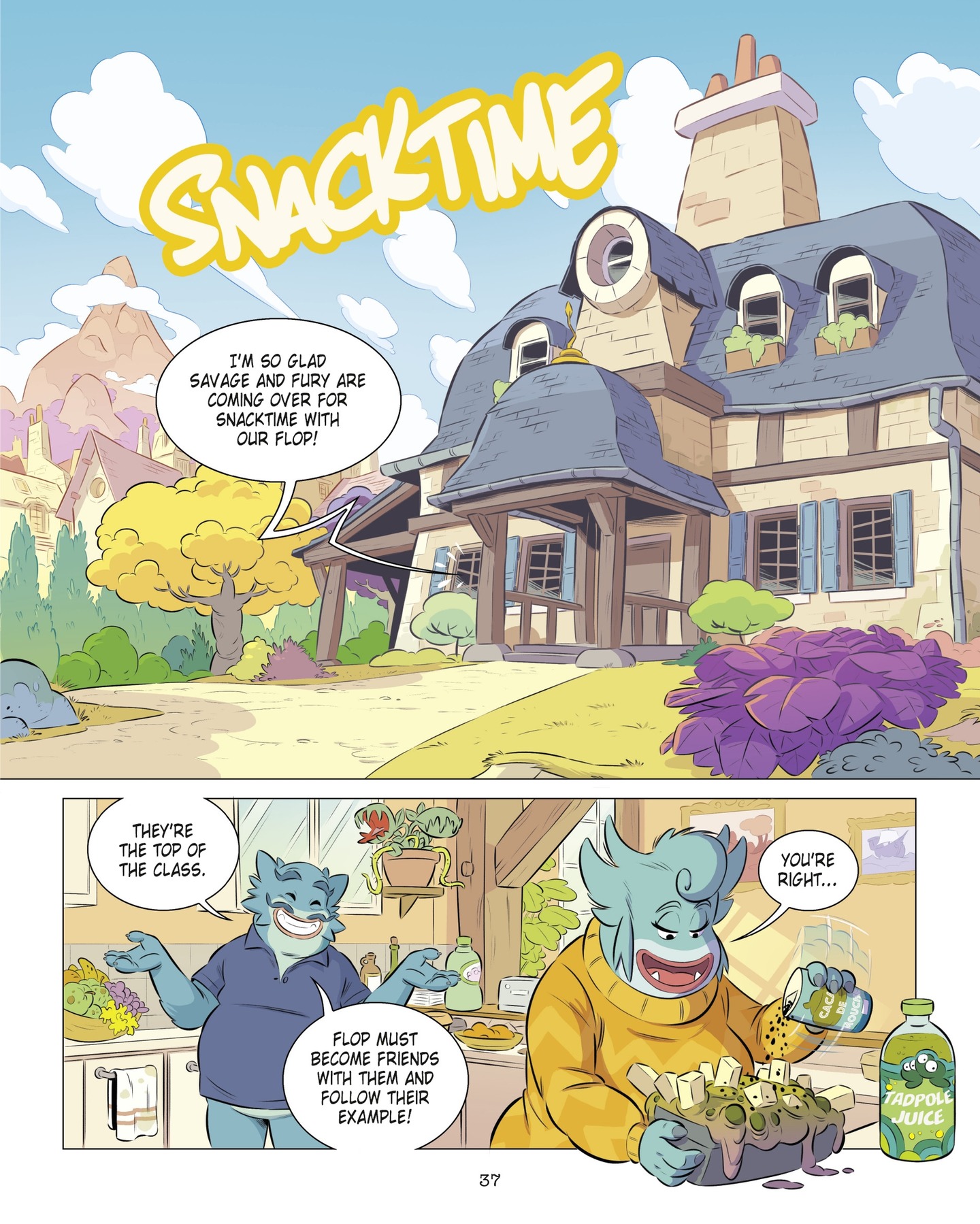 Read online The School for Little Monsters: It's Tough Being Flop comic -  Issue # TPB - 37