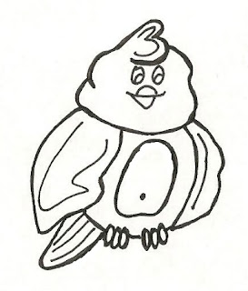 Baby Chicken Hawk Coloring Sheet Clip Art Image How to Draw a Bird