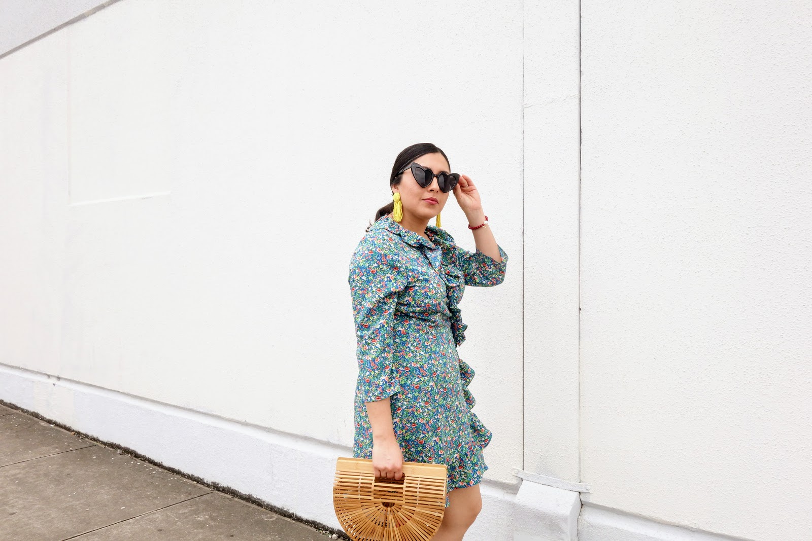 Spring Dress, Spring Obsessions, Splurge vs Steal, wrap dress outfit