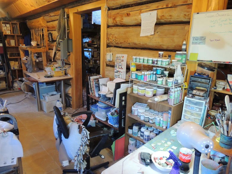 Combat Medic to Ceramic Artist Studio Fruit Basket Upset