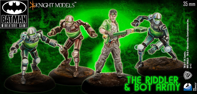 El Sobaco de Darel: Preview de la banda de Enigma: Arkham Knight Riddler +  Bots