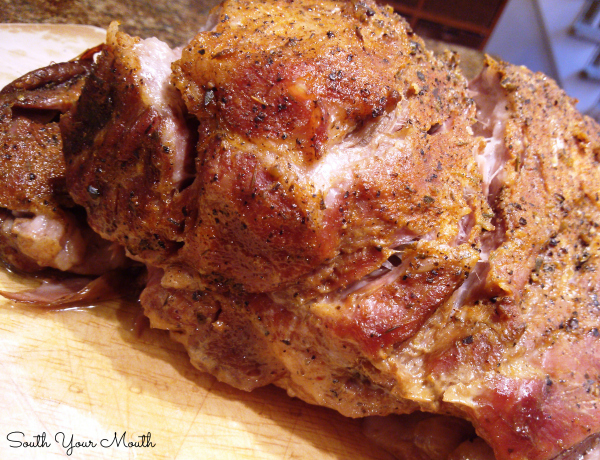 Crock Pot Pulled Pork! Pulled pork seasoned with a dry rub then cooked to perfection in a slow cooker.