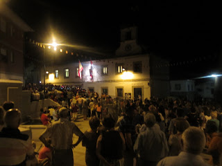 Pregón en el Ayuntamiento de Lagunilla que da inicio a las fiestas patronales.