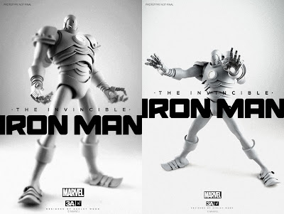 First Look: Marvel Comics x ThreeA Iron Man 1/6 Action Figure by Ashley Wood