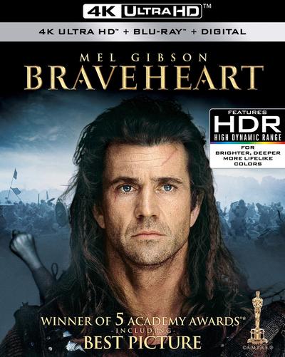 Braveheart (1995) 2160p HDR BDRip Dual Latino-Inglés [Subt. Esp] (Aventuras. Drama)