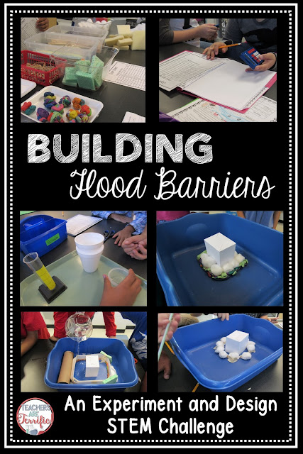 What S Going On In The Lab Flood Barriers Teachers Are Terrific A Stem Blog Cubeforteachers Cube For Teachers