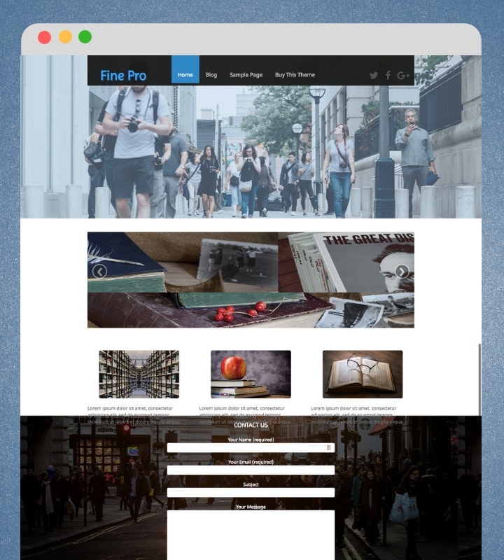 Fine Pro (Modern WordPress Blog / Magazine Theme)